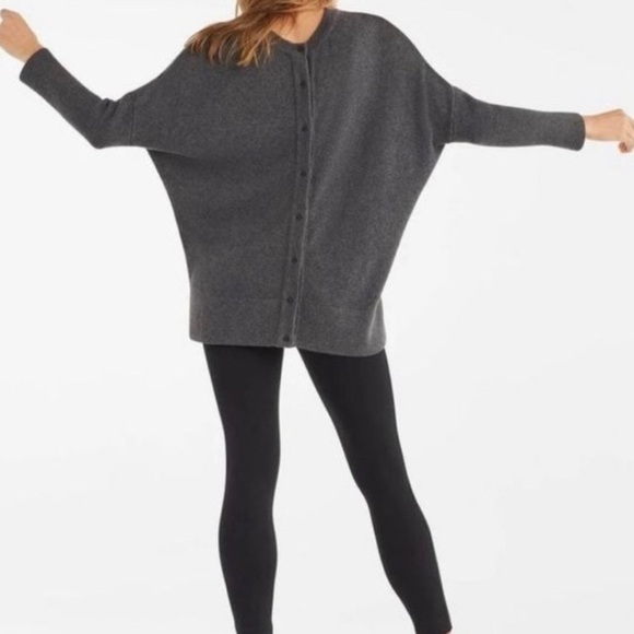 Vetta Oversized Sweater in Charcoal, Size L large organic cotton - Picture 2 of 5